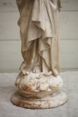 画像3: １９世紀　フランス製　薔薇冠　祈りの聖母　アンティーク　マリア像　（ 8 December 1854 ）　４４ｃｍ　２．４４kg (3)