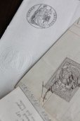 画像2: 1800年代　フランスの古文書　アンティーク・マニュスクリ　枯れたインク　美しい手書き文字　5種類　5枚　4ページ (2)