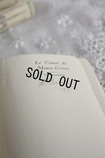 画像5: 1920年代　フランス　PARIS　アンティーク・ネルソン（NELSON）古書洋書　Le Comte de Monte-Cristo　16.2×11.8×厚 2.2ｃｍ