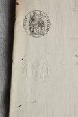 画像3: ★トップにナポレオンの文字★ 1800年代　フランスの古文書　アンティーク・マニュスクリ　枯れたインク　美しい手書き文字　見開き 1枚　4ページ (3)