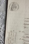 画像2: ★トップにナポレオンの文字★ 1800年代　フランスの古文書　アンティーク・マニュスクリ　枯れたインク　美しい手書き文字　見開き 1枚　4ページ (2)