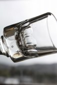 画像3: アンティーク　トロンプルイユ　グラス　全高10ｃｍ　171ｇ　気泡入り　極厚底の吹きガラス　1900年代初期　フランス製 (3)