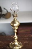 画像5: 希少な初期型　極美　1800年代後期　フランス製　PARIS　ピジョン　アンティーク　大型オイルランプ　真鍮製　点灯テスト済　高 32.2ｃｍ (5)