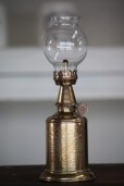 画像1: 1883年　フランス製　PARIS　ピジョン　アンティーク・オイルランプ　真鍮タンク　点灯テスト済　希少な実用品　高 23ｃｍ (1)