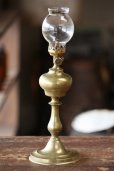 画像2: お買い得　希少な初期型　1800年代後期　フランス製　PARIS　ピジョン　アンティーク　オイルランプ　真鍮製　点灯テスト済　高 31.2ｃｍ (2)