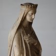画像5: 希少　1800年代後期〜1900年代初期　フランス製　アンティーク　聖母マリア像　優しいオーラに癒されて　全高 33ｃｍ　989ｇ (5)