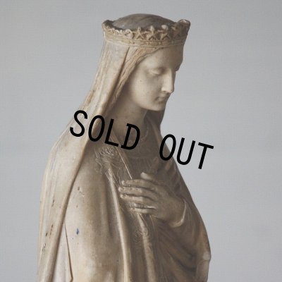 画像5: 希少　1800年代後期〜1900年代初期　フランス製　アンティーク　聖母マリア像　優しいオーラに癒されて　全高 33ｃｍ　989ｇ
