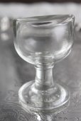 画像1: ★可愛い形の　アンティーク　アイウォッシュグラス　クリア（1900年代初期・イギリス製） (1)