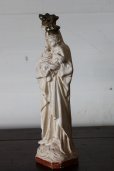 画像3: お買い得　1900年代初期　フランス製　アンティーク　小さな聖母マリア　石膏像　NOTRE DAME　勝利の聖母　21.3cm (3)