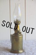 お買い得　1885年　フランス製　PARIS　ピジョン　アンティーク・オイルランプ　真鍮タンク　点灯テスト済　希少な実用品　高 24.5ｃｍ