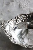 画像5: 美品　1900代初期　アメリカ製　GORHAM（ゴーハム）　スターリングシルバー　純銀製　透かし＆立脚　小型トレー　11.8ｃｍ　43ｇ (5)