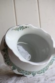 画像5: お買い得　美品　1900年代初期　イギリス製　アンティーク　優美なデザインの陶製ジャグ　花器としてお勧めです　高24ｃｍ　1381ｇ (5)