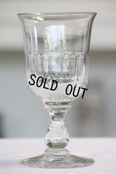 画像3: オールドバカラ 1900年代初期 フランス製 アンティークワイングラス クリスタルガラス チューリップ型　口径8.0ｃｍ　全高15.2ｃｍ