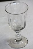 画像2: オールドバカラ 1900年代初期 フランス製 アンティークワイングラス クリスタルガラス チューリップ型　口径8.0ｃｍ　全高15.2ｃｍ (2)