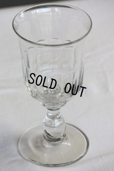 画像2: オールドバカラ 1900年代初期 フランス製 アンティークワイングラス クリスタルガラス チューリップ型　口径8.0ｃｍ　全高15.2ｃｍ