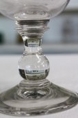 画像4: オールドバカラ 1900年代初期 フランス製 アンティークワイングラス クリスタルガラス チューリップ型　口径8.0ｃｍ　全高15.2ｃｍ (4)