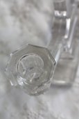 画像4: 希少　1900年代初期　フランス製　アンティーク　アールデコ　厚いガラスの蝋台　キャンドルスタンド　幅23ｃｍ　707ｇ　お勧めの逸品！ (4)