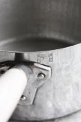 画像4: 美品　1900年代中期　フランス製　ポーリンセンハンドル　アルミ片手鍋　白磁のハンドルが素敵！　直径21ｃｍ　全長40.0ｃｍ (4)