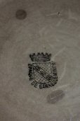 画像4: 希少大型　1850〜1920年　フランス製　大口径14.8ｃｍ　OPAQUE DE SARREGUEMINES　古色の素敵なアンティーク　パテポット　美品 (4)