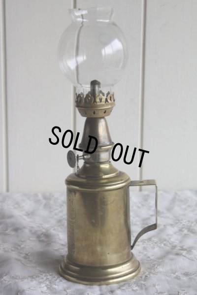 画像5: 1800年台後期　フランス製　PARIS　ピジョン　アンティーク　オイルランプ　枯れた真鍮タンク　点灯テスト済　希少な実用品　高25ｃｍ