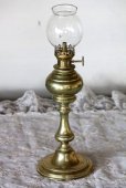 画像2: 希少な初期型　1800年代後期　フランス製　PARIS　ピジョン　アンティーク　オイルランプ　真鍮製　点灯テスト済　高 30.5ｃｍ (2)