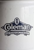 画像3: アメリカ製　ビンテージ　コールマン　珈琲ポット　白のホーローにColemanの旧ロゴが素敵！　内外に小さなチップ有のため、お買い得にて (3)