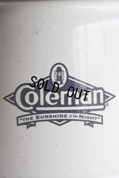 画像3: アメリカ製　ビンテージ　コールマン　珈琲ポット　白のホーローにColemanの旧ロゴが素敵！　内外に小さなチップ有のため、お買い得にて