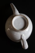 画像5: 美品　1900年代初期　フランス製　軟質陶器白釉薬　アンティーク　細口の珍しいポット　20.0×10.8×H6.6ｃｍ (5)