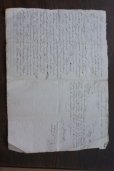 画像4: 1800年代　フランスの古文書　アンティーク・マニュスクリ　枯れたインク　美しい手書き文字　見開き1枚　3ページ (4)