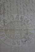 画像4: 1800年代　フランスの古文書　アンティーク・マニュスクリ　枯れたインク　美しい手書き文字　見開き1枚　4ページ (4)
