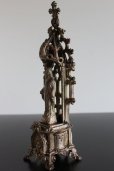 画像4: 美品　1900年代中期　フランス製　ヴィンテージ　聖母マリア像　透かしの背景　金属製　高22ｃｍ　341ｇ (4)