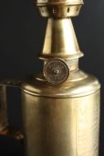 画像3: 1883年　フランス製　PARIS　ピジョン　PIGEON　アンティーク　オイルランプ　美しい真鍮タンク　点灯テスト済の実用品　24ｃｍ (3)