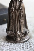 画像3: 1900年代初期　フランス製　アンティーク　聖母マリア像　ノートルダム・ド・フルヴィエール　希少な専用革張りケース　縦13.5cm付属 (3)