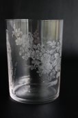 画像3: 美品　1900年代初期　フランス製　奇跡の泉ルルド　マリア様と薔薇のエッチング　アンティーク　ガラスのゴブレット　高 8.7ｃｍ (3)