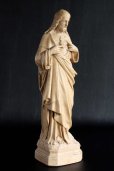 画像2: 1900年代初期　フランス製　アンティーク　イエス・キリスト像　「イエスの御心」 美品　高32ｃｍ　970ｇ (2)