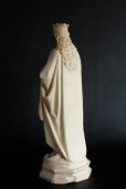 画像3: 1900年代初期　フランス製　アンティーク　何とも優しいお顔の聖母マリア像　小さな欠けあり　全高28.5cm　724ｇ (3)