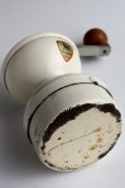 画像5: 1950年代　フランス製　アンティーク　プジョー　コーヒーミル　Diabolo　ホワイト　刃は完全メンテナンス済み極美　細粗挽き自在 (5)