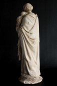 画像3: 1900年代初期　フランス製　アンティーク　幼いキリストを抱くヨセフ像　台座に欠けあり　全高33.5cm　1330ｇ (3)