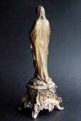 画像3: 奇跡の泉ルルド　アンティーク　マリア像　何とも優しいお顔のマリア様　大きな金属製　39cm　2130g　フランス製　1800年代後期 (3)
