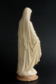 画像3: アンティーク　マリア像　カタリナ・ラブレ　凛としたマリア様　石膏像　34cm　1373ｇ　フランス製　1900年代初期 (3)