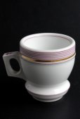 画像4: アンティーク　Brulot　ブリュロカップ　白磁に金彩＆ピンクのライン　1900年代初期　フランス製 (4)