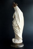 画像5: 1900年代初期　フランス製　アンティーク　とても優しいお顔の大きなマリア像　勝利の聖母　Notre Dame des Victoires　全高 49.5cm　3kg (5)