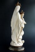 画像4: 1900年代初期　フランス製　アンティーク　とても優しいお顔の大きなマリア像　勝利の聖母　Notre Dame des Victoires　全高 49.5cm　3kg (4)