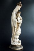 画像3: 1900年代初期　フランス製　アンティーク　とても優しいお顔の大きなマリア像　勝利の聖母　Notre Dame des Victoires　全高 49.5cm　3kg (3)