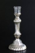 画像1: 1800年代　フランス製　アンティーク　マーキュリーグラス　燭台　キャンドルスタンド　高19.5ｃｍ (1)