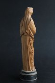 画像4: 1900年代初期　フランス製　アンティーク　木製　聖母マリア像　木彫り　29.5cm (4)