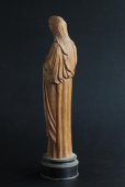 画像5: 1900年代初期　フランス製　アンティーク　木製　聖母マリア像　木彫り　29.5cm (5)