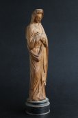 画像3: 1900年代初期　フランス製　アンティーク　木製　聖母マリア像　木彫り　29.5cm (3)