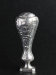 画像3: フランス アンティーク 純銀製 ヤドリギ Gui のカシェ 優美アール・ヌーヴォー象嵌 シーリングスタンプ 封蝋 純銀刻印有
