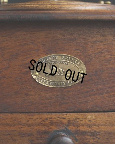 画像10: 希少　特大型　1850〜1930年　フランス製　アンティーク　プジョー　コーヒーミル　T型 クルミ材＆鋳鉄　刃はメンテナンス済の極美